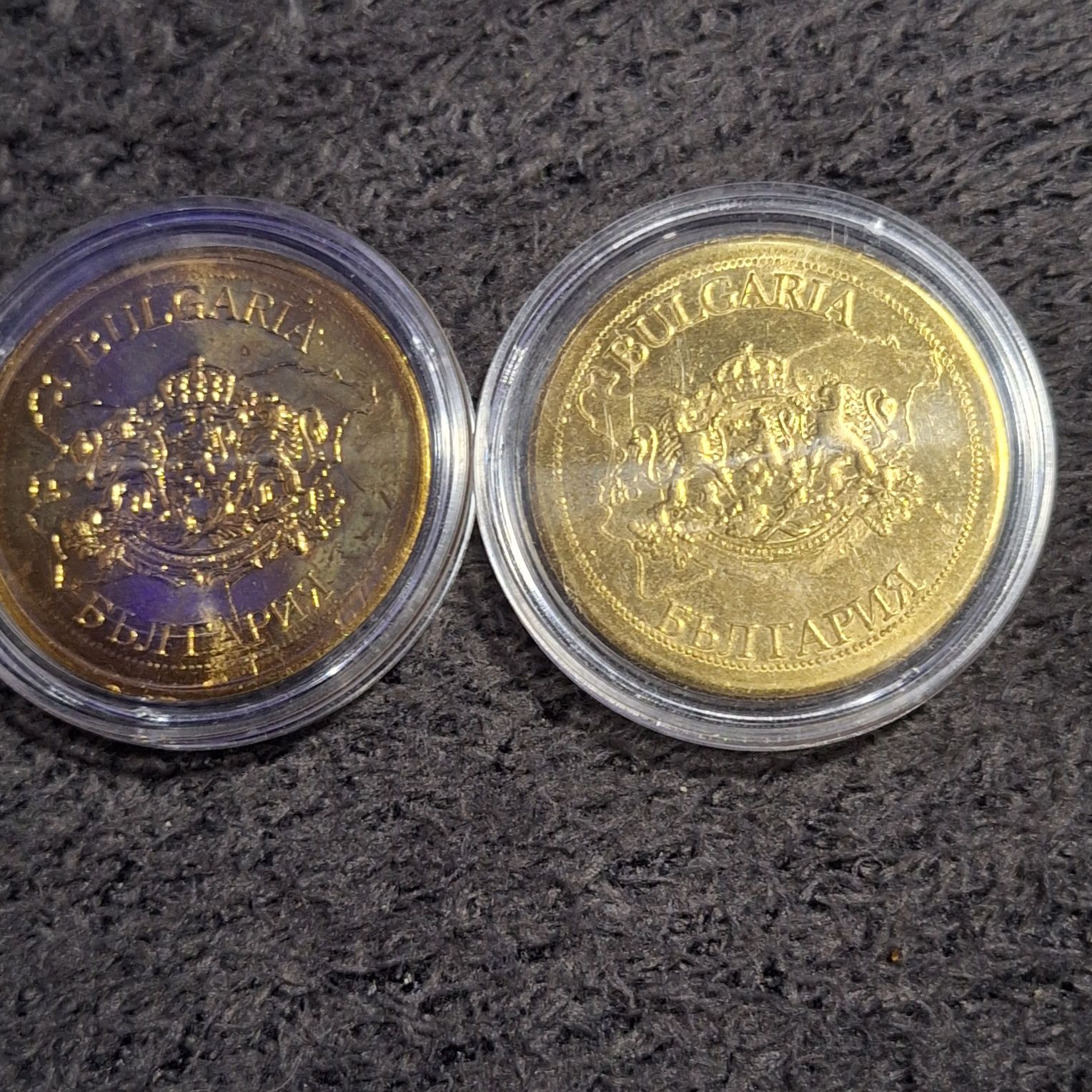 Сувенирни монети Панагюрище и Ловеч