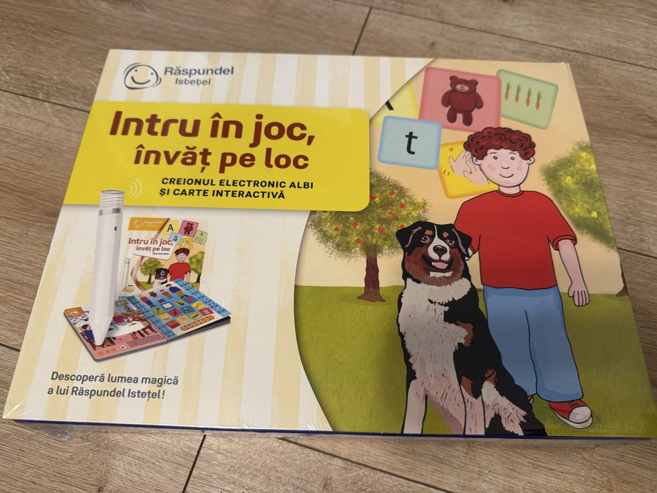 Raspundel istetel Pachet creion și carte Intru în joc, învăț pe loc