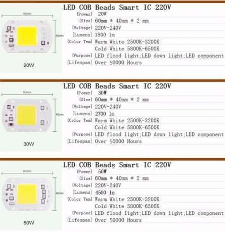 Led 50w 220 volti !!!