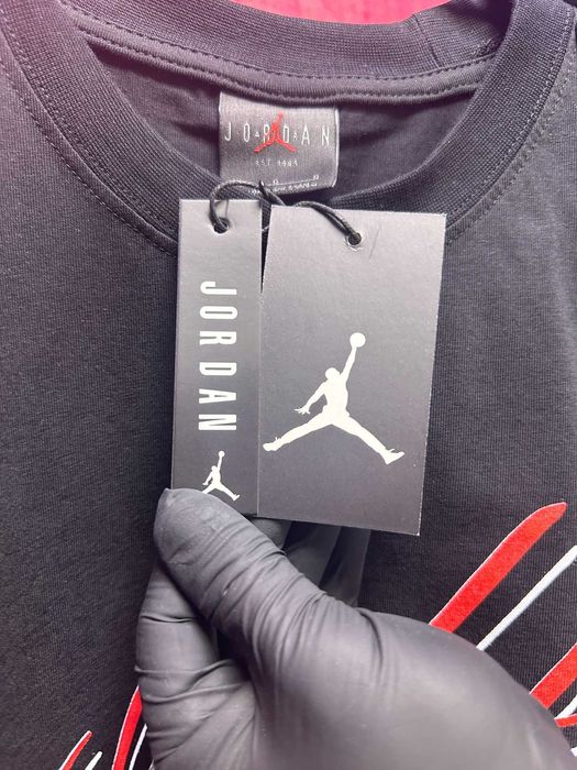 Tricou Jordan Flight | Negru | Rosu | Nike | NOU | Premium |