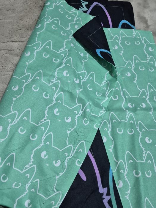 Set 2 fete de perna cu pisici