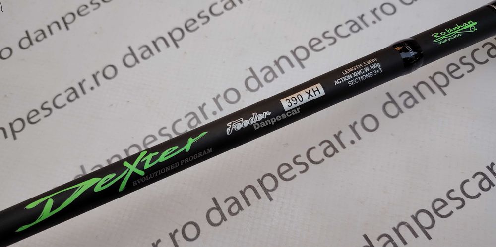 Lanseta fibra de carbon Robinhan DEXTER Feeder 3,90metri Actiune:180gr