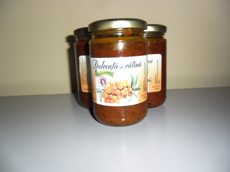 Dulceata din fructe catina, 314ml/330gr