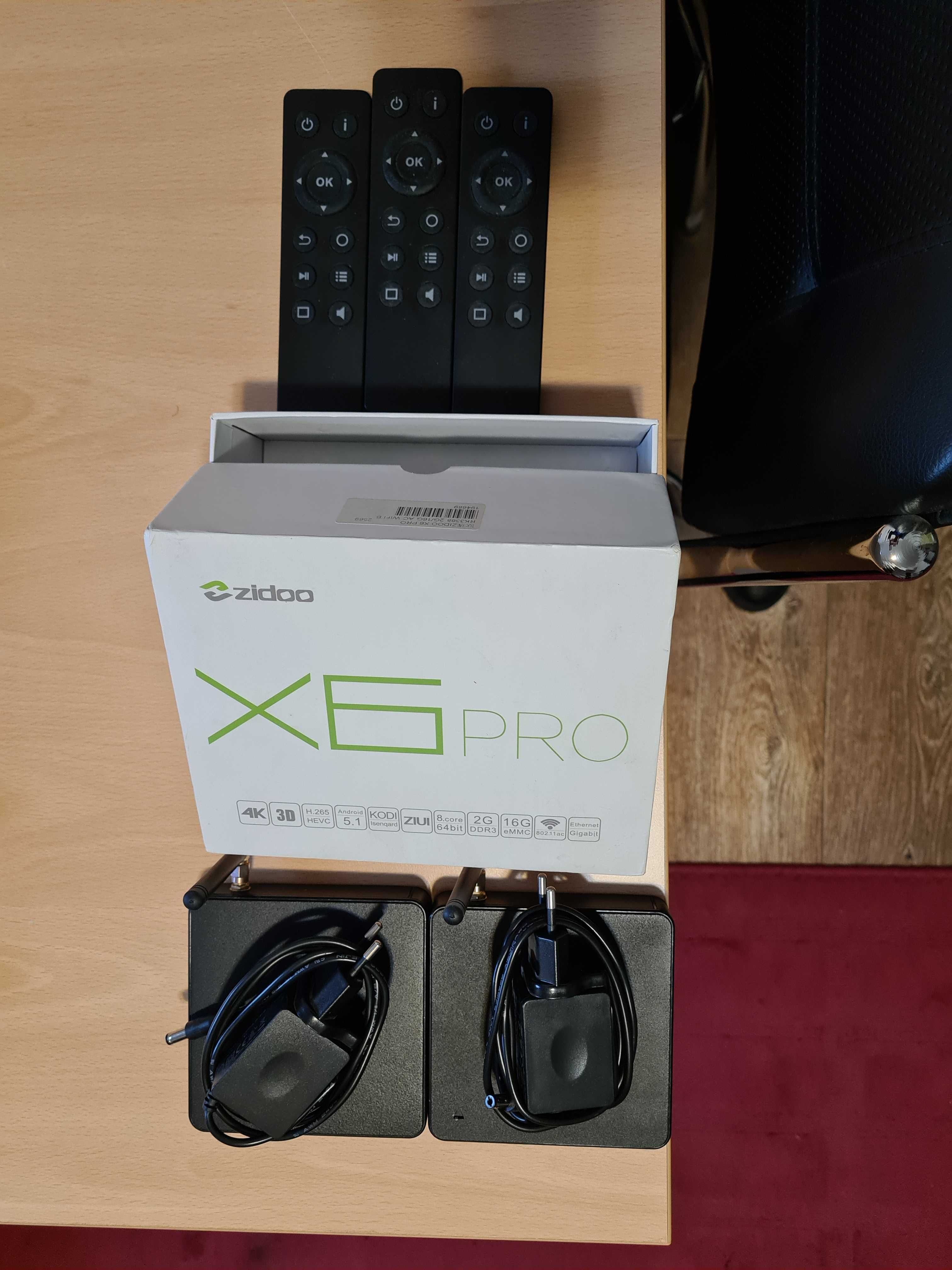 Mini PC Zidoo X6 Pro, Octa core, Android 5.1, HDMI 2.0, Wi-Fi