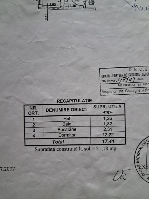 Vand garsoniera etaj 4