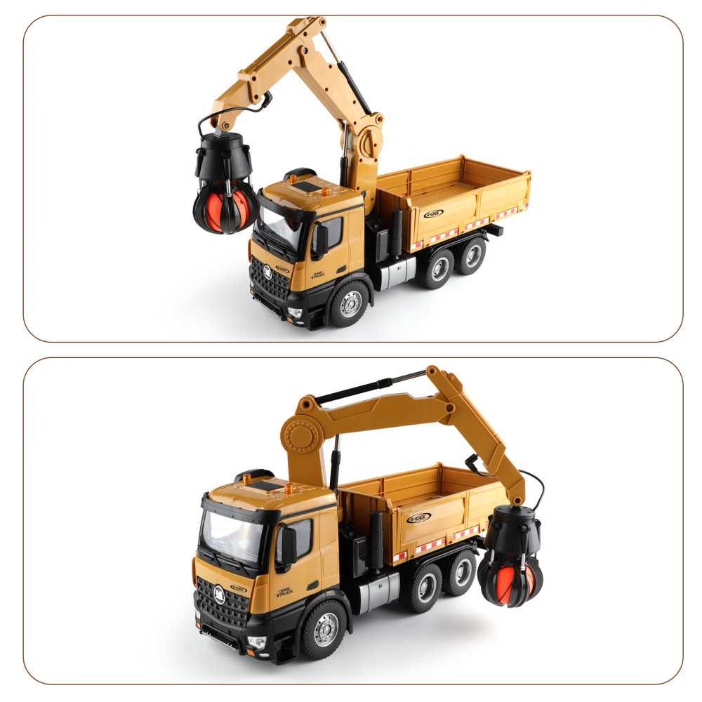 RC Радиоуправляемый грузовик самосвал-погрузчик HUINA 1575масштаб 1:14