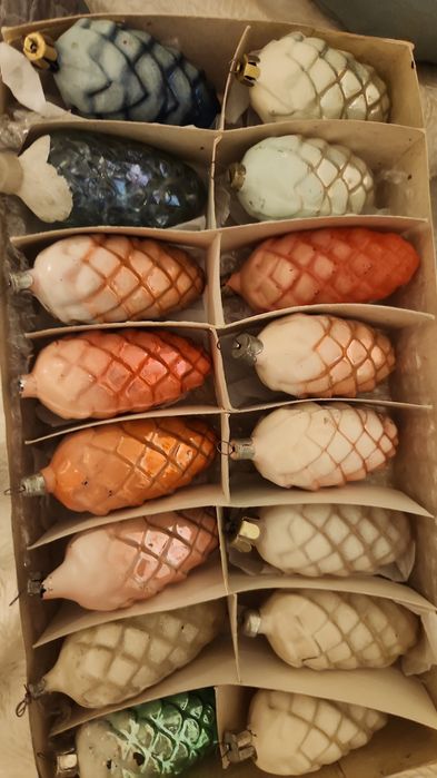 Елочные игрушки времен СССР