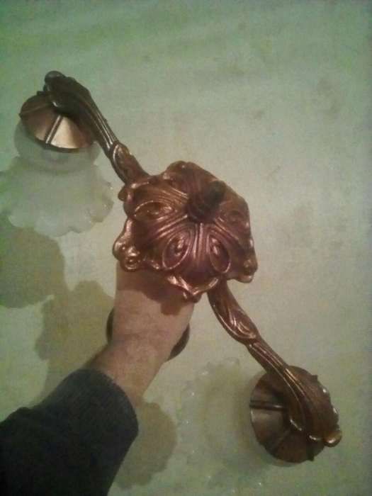 Lustră 2 brate bronz