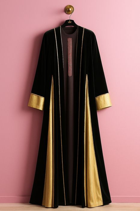 Abaya dvoyka toʻq yashil rang