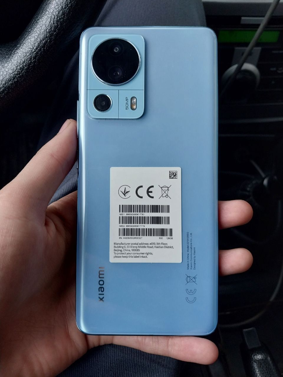 XIAOMI 13 LITE  8+3/128 GB xotira