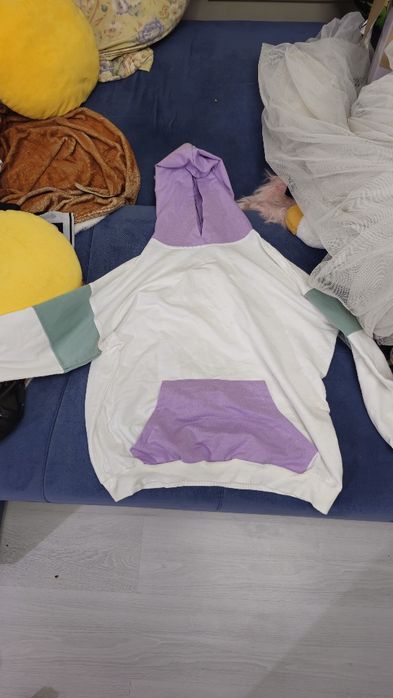 Худи оверсайз разноцветное