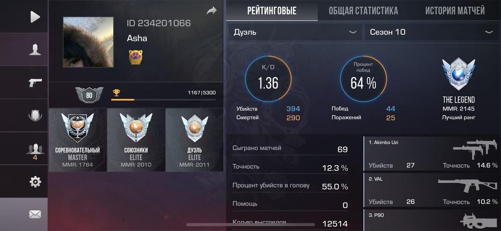 Аккаунты stendoff 2