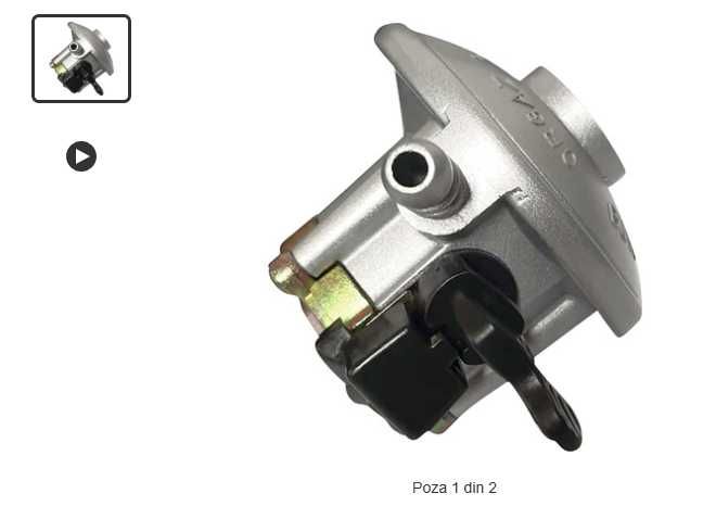 regulator gas cu clic pentru butelie butan (inlocuitor Hornbach)