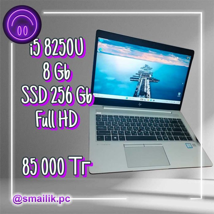 HP Elitebook 840 G5\i5 8250u\8 gb\ssd 256 Gb