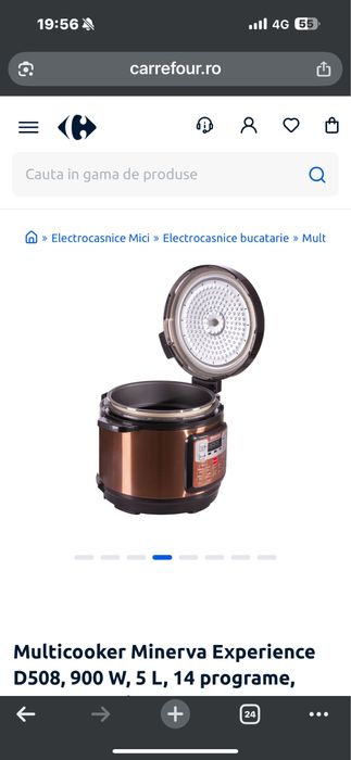 Multicooker ELECTRIC Minerva Experience D508/5L/900W/14 programe