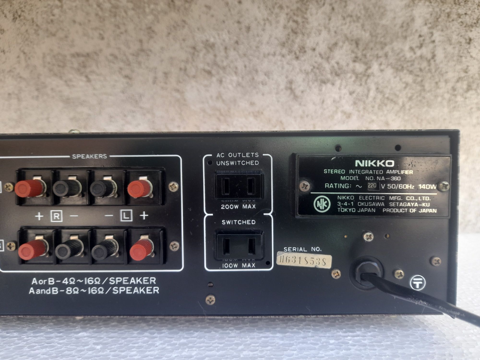 Nikko NA-360 amplificator audio  ( linie / instrumente )
