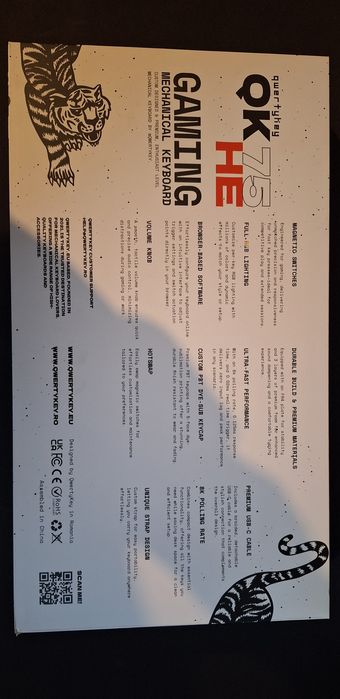 Tastatura Gaming Qwertykey Qk75HE