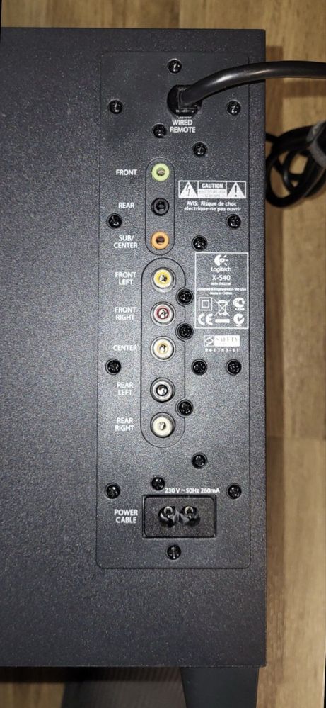Мини Аудио Система за Домашно Кино Колонки за Компютър Logitech X 540