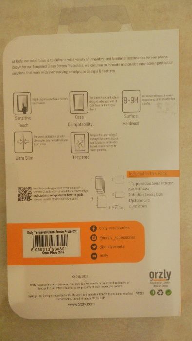 Folie sticla tempered glass Orzly Oneplus One