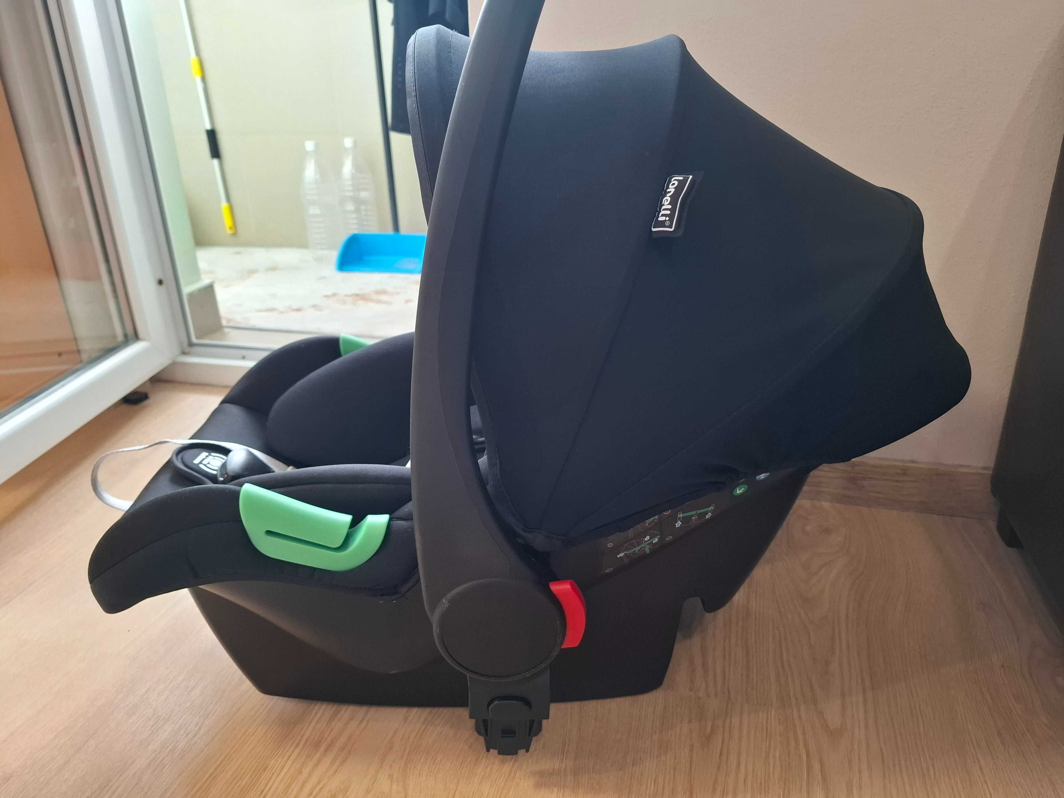 LORELLI Premium Стол за кола - кошница SPIRIT I-SIZE (40-87 см) черен