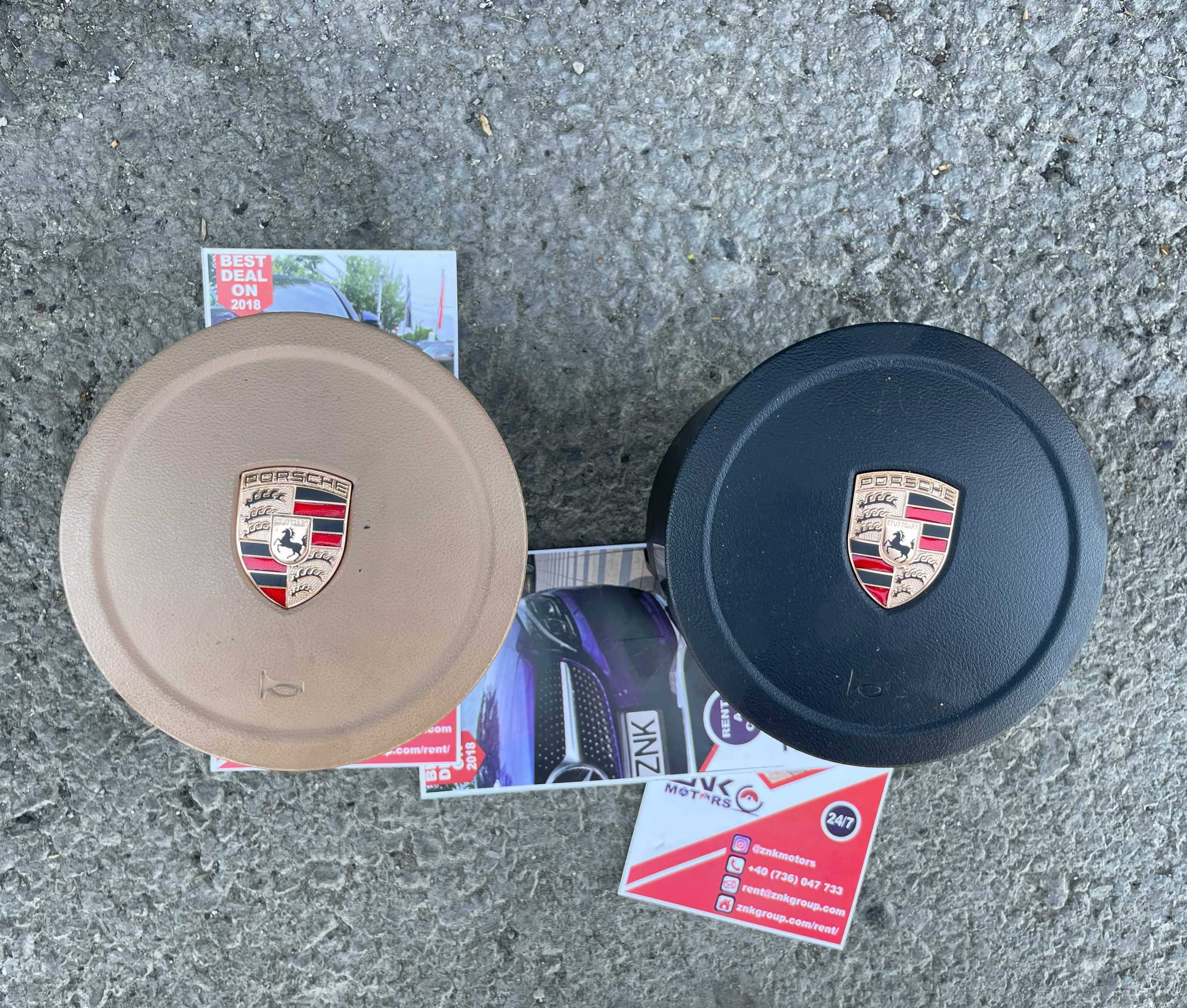Porsche Cayenne Panamera - airbag volan - diferite culori - centuri