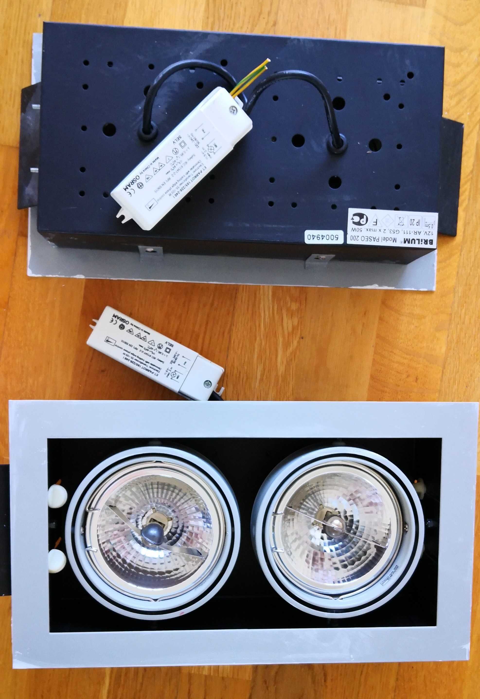 Spot incastrat 2 module