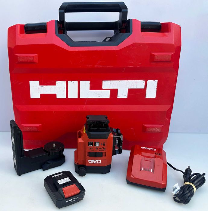 Hilti PM 30-MG - Лазер с 3 зелени линии 360° перфектен!