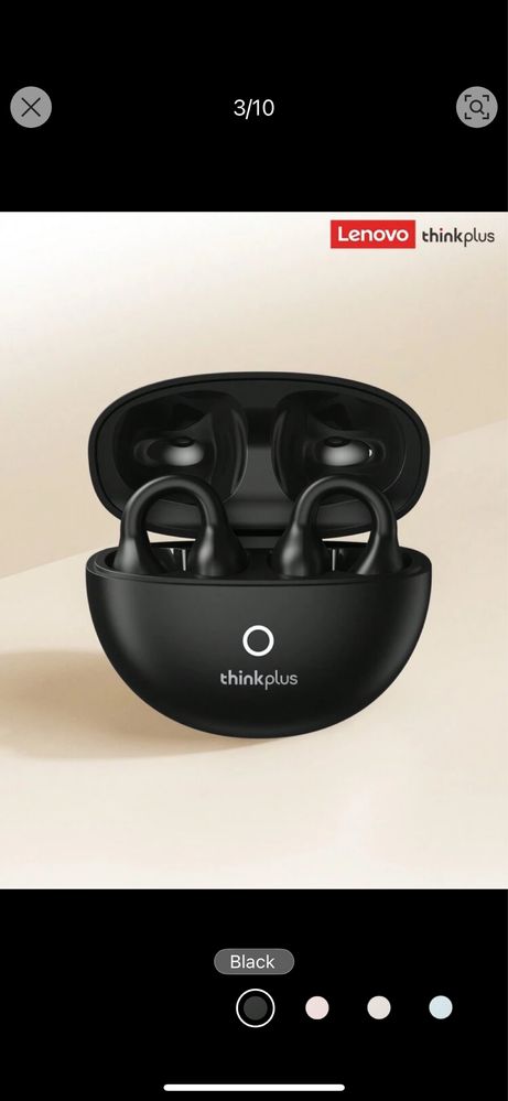 Нови Безжични спортни слушалки Lenovo thinkplus LP25 earclip
