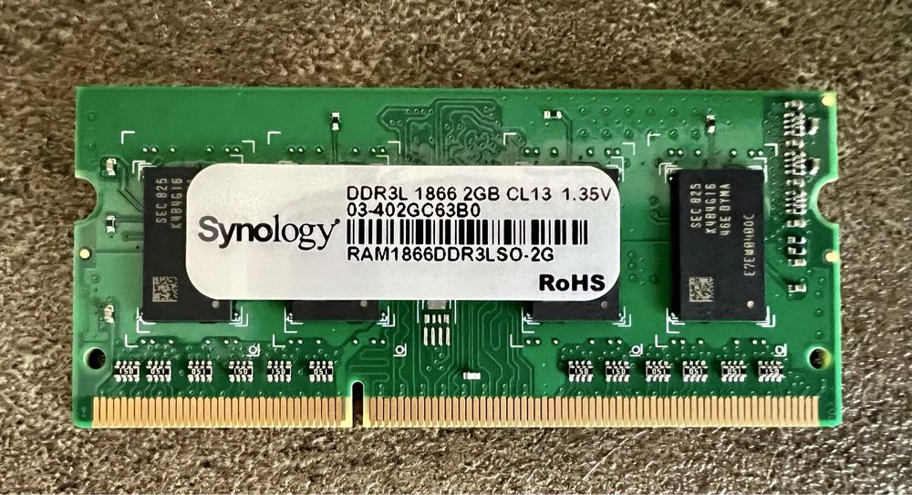 Memorie RAM Synology - RAM1866DDR3LSO-2G - 2GB - DDR3L - 1866 CL13