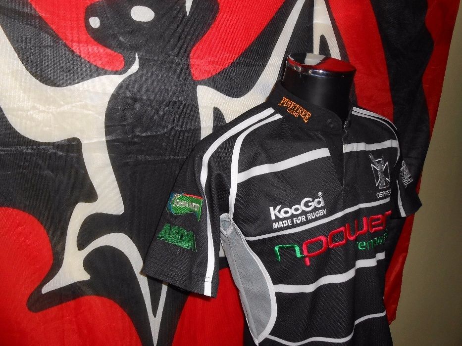 tricou rugby ospreys tara galilor sezon 2006-2007 marimea S