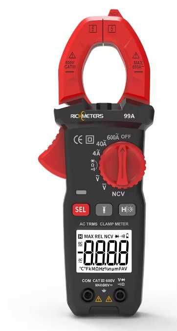 Цифровые токовые клещи RichMeters RM99A AC600A