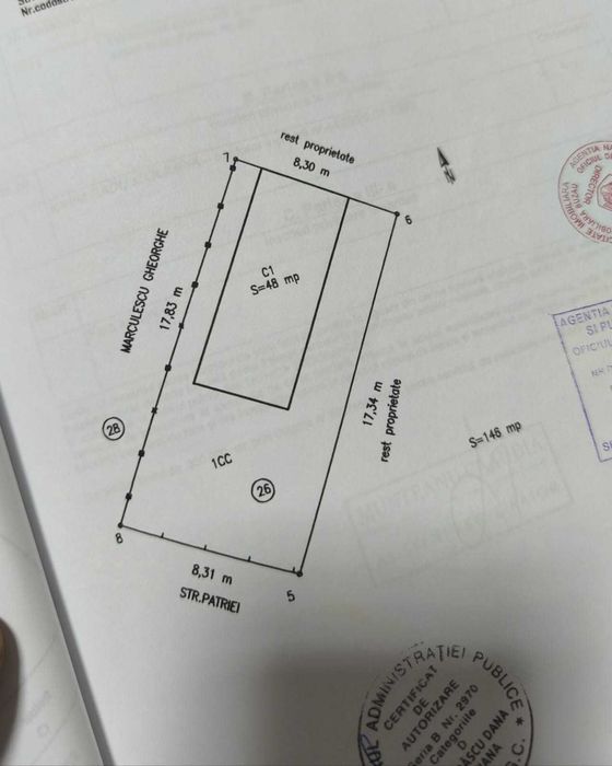 Teren de vanzare in centrul orasului Buzau