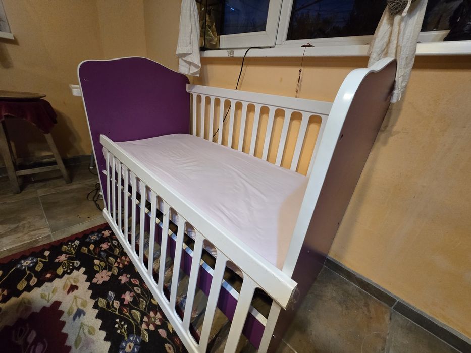 Patut bebeluși cu saltea (cu strat de bambus)