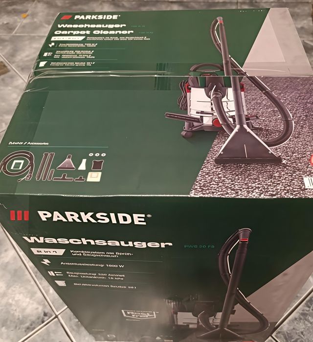 Aspirator Parkside injecție - extracție (nou, sigilat, garanție 3 ani)