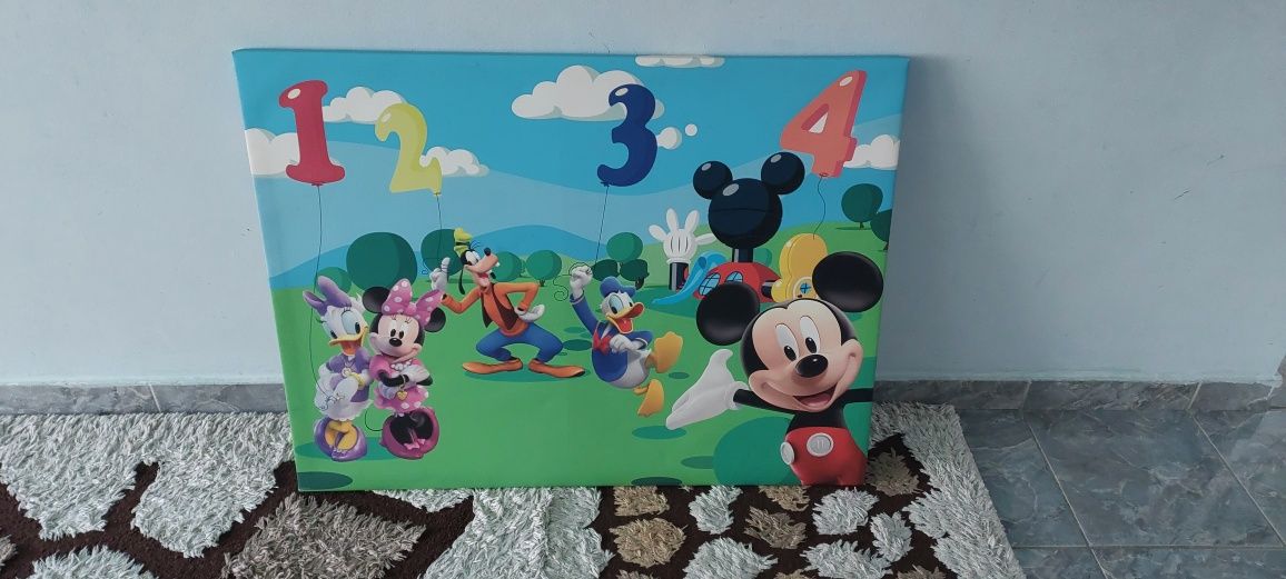 Tablou Canvas Mickey Mouse si prietenii