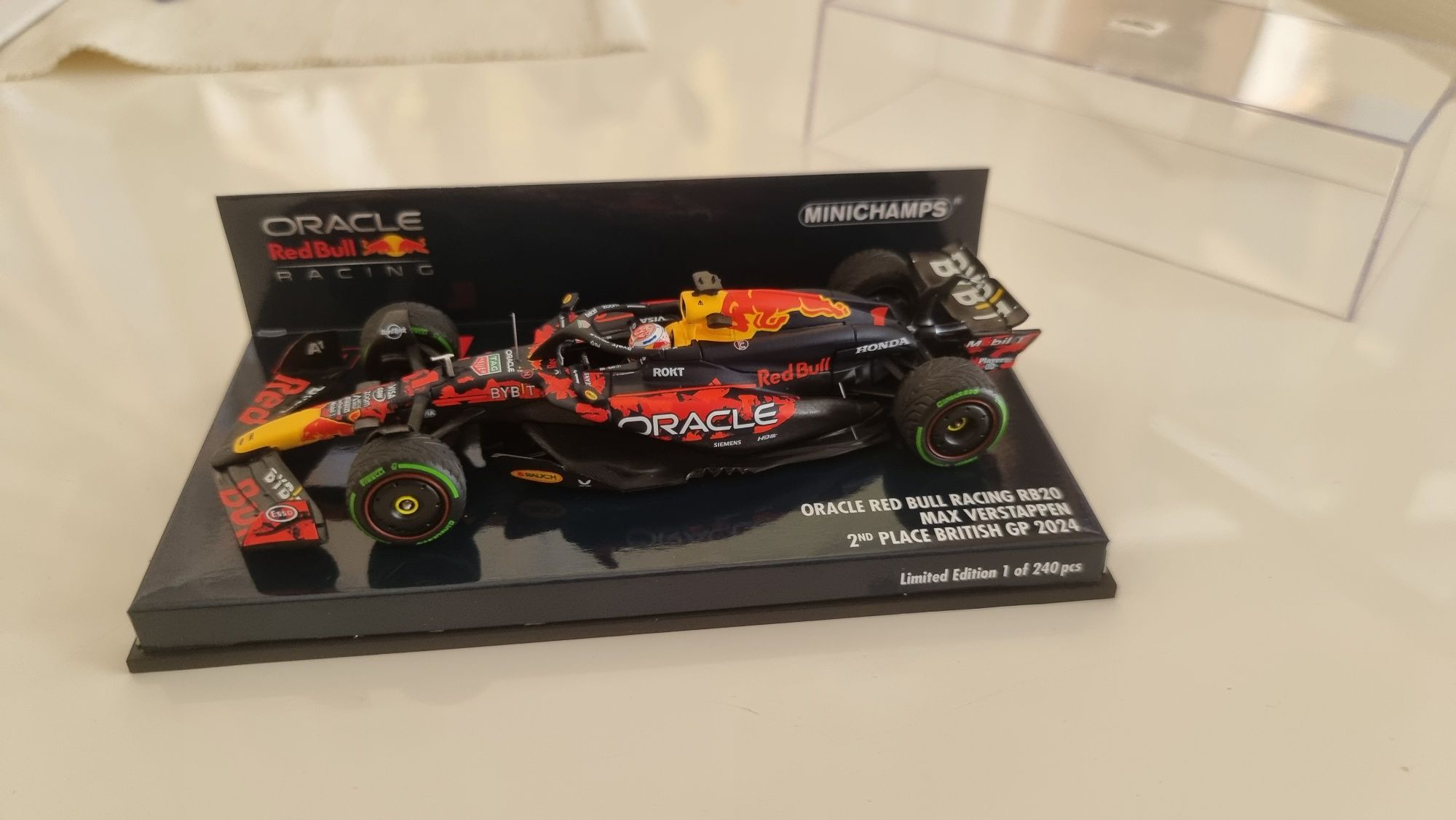 Red bull rb20 British gp special livery Max Verstappen