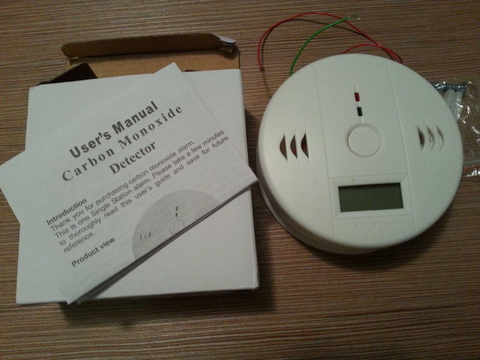 Senzor cabana detector camper gaz GPL monoxid fum 12V rulota copil