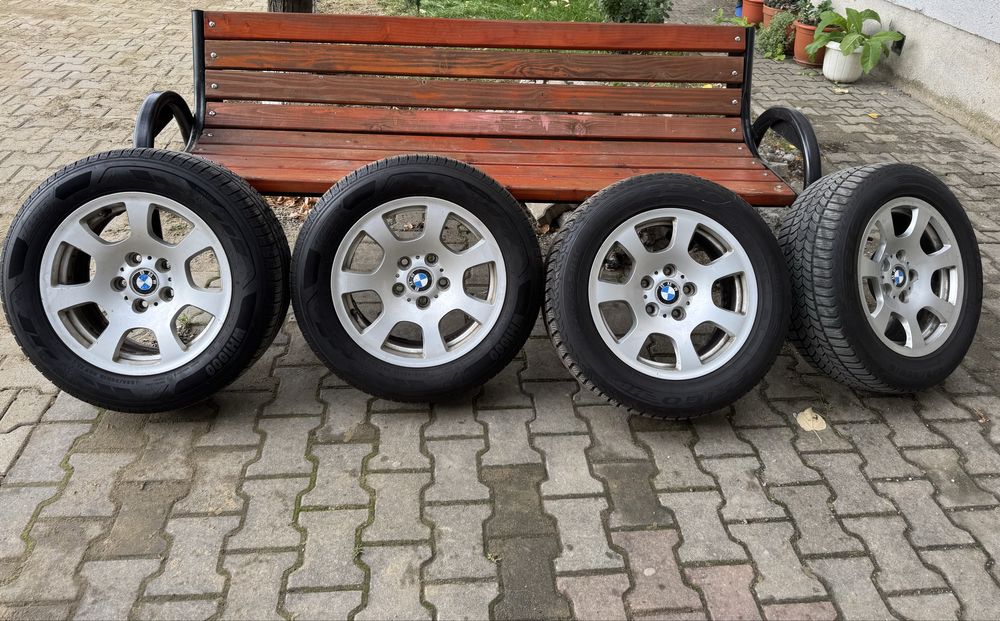 Jante cu anvelope de iarna Bmw r16 225/55/16