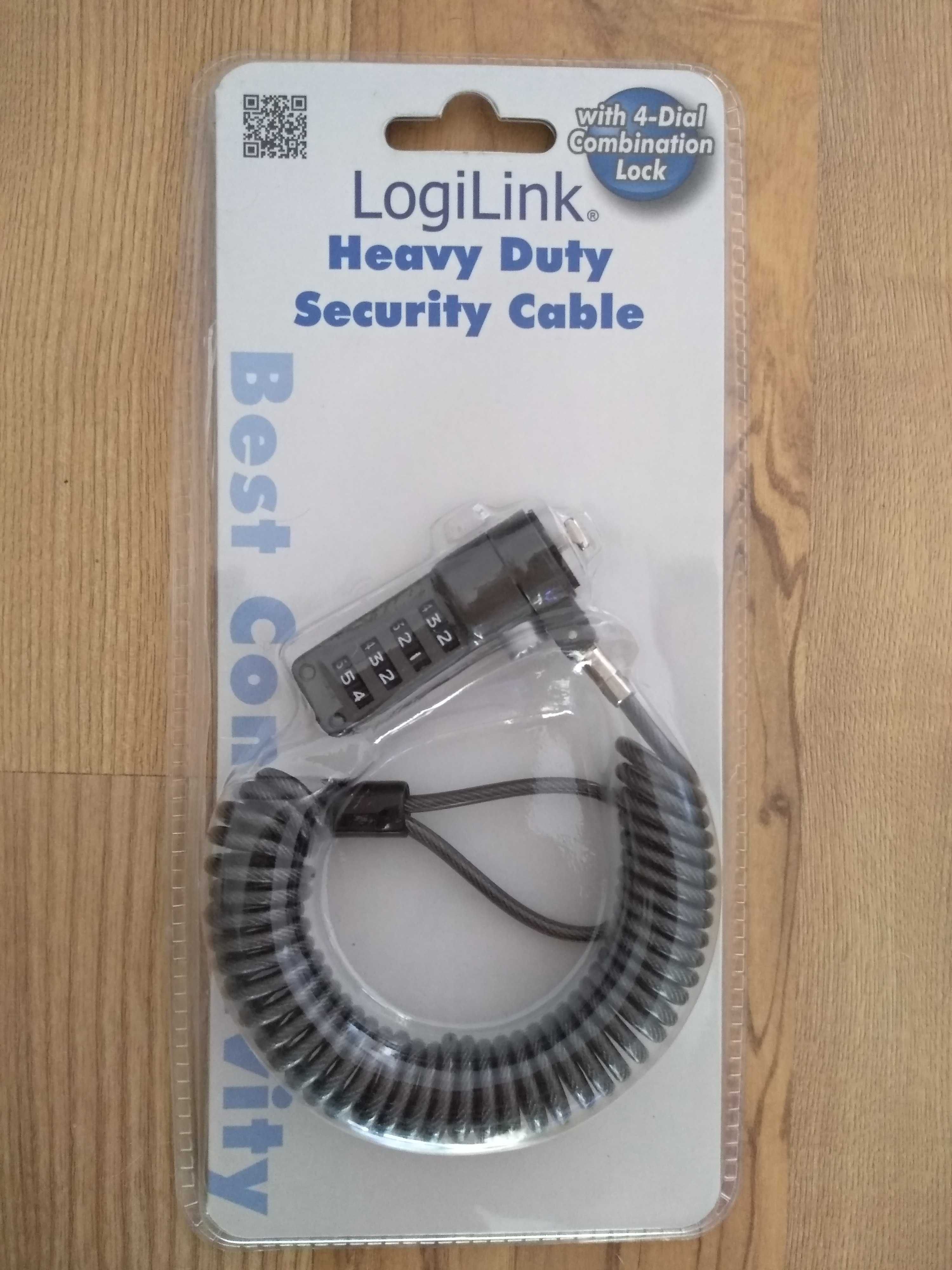 Cablu antifurt cu 4 cifre pentru laptop