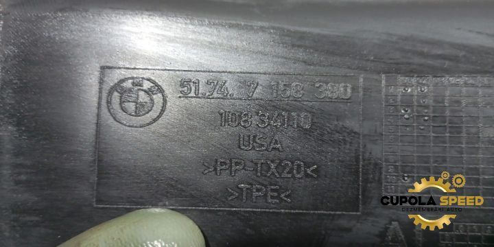 Deflector aer 7158380 BMW X5 E70 [2006 - 2010]