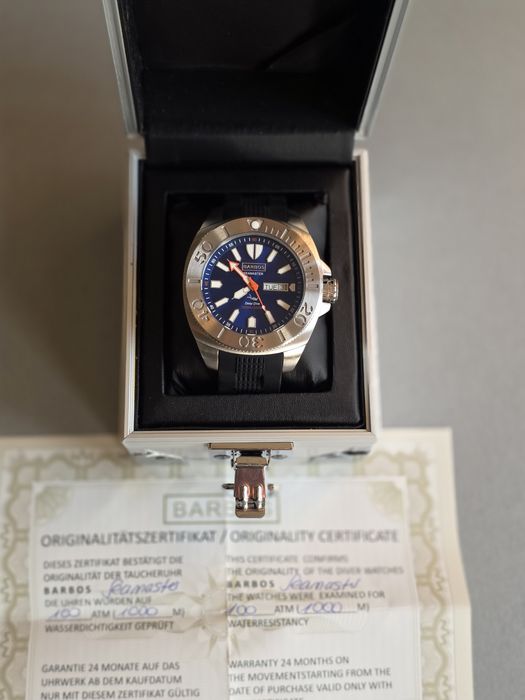 Barbos Seamaster Blue Dial