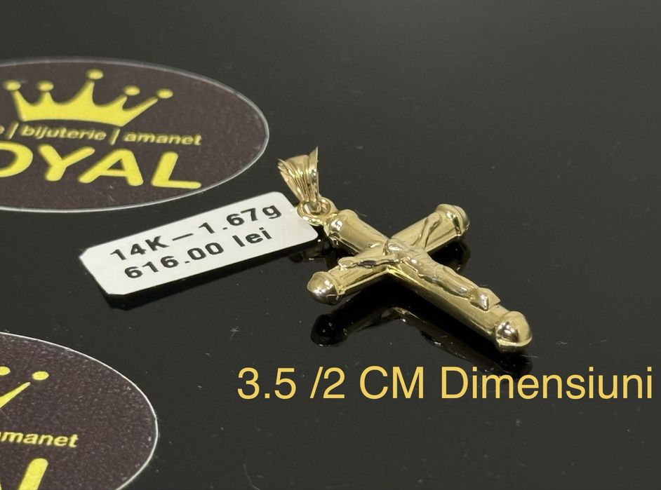 Bijuteria ROYAL : Pandantiv AUR 14K / 1.67 GR