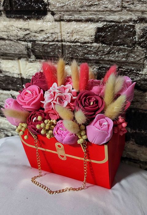 Aranjament flori ceara soia