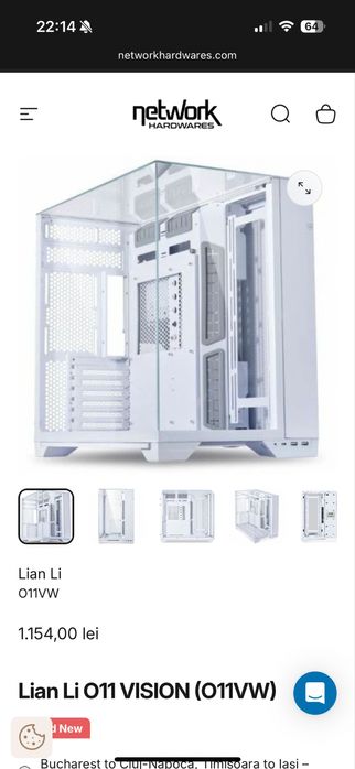 Carcasa Pc Lian Li O11 VISION