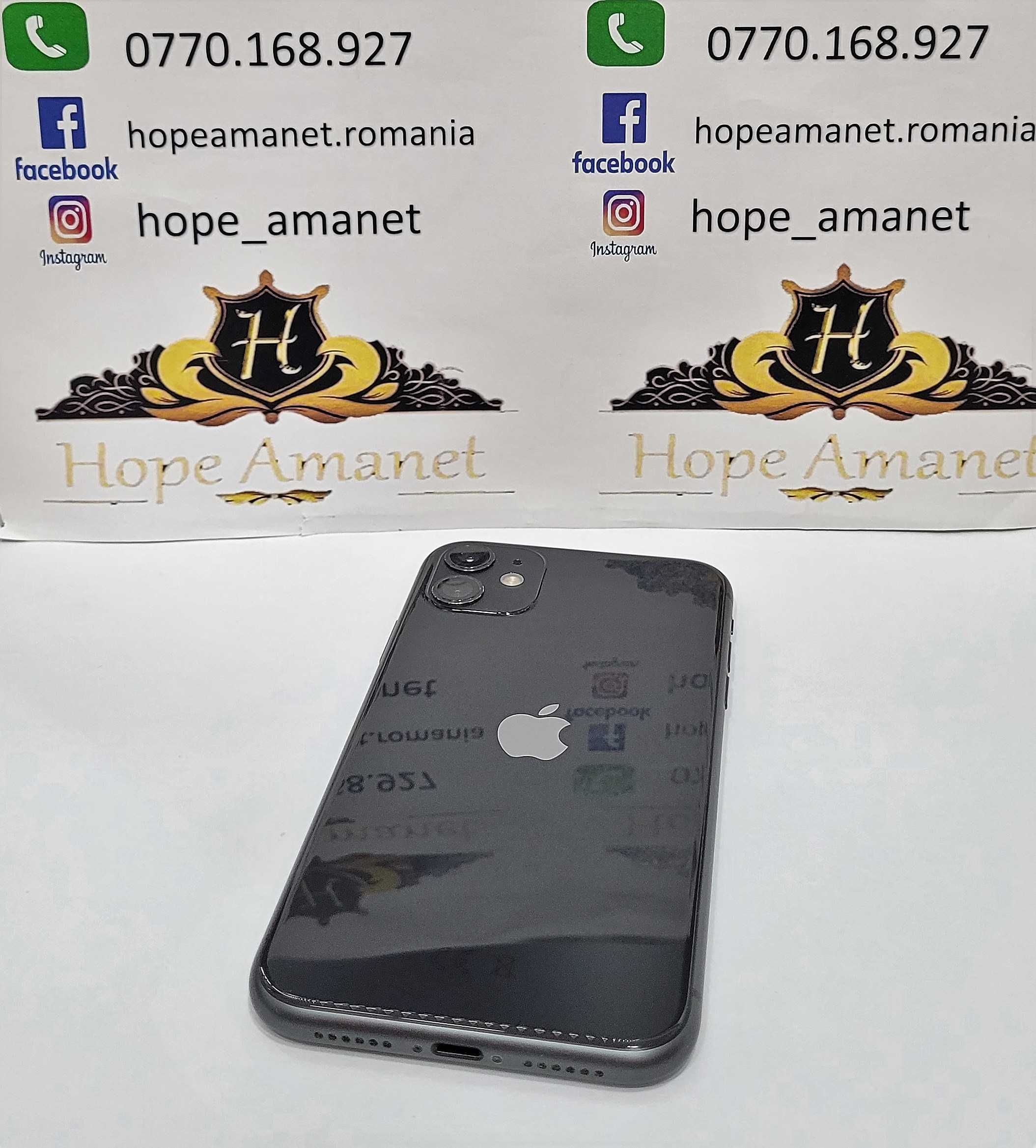 HOPE AMANET P11 - Iphone 11 // Bat. 100% // Garantie 12 Luni ! //