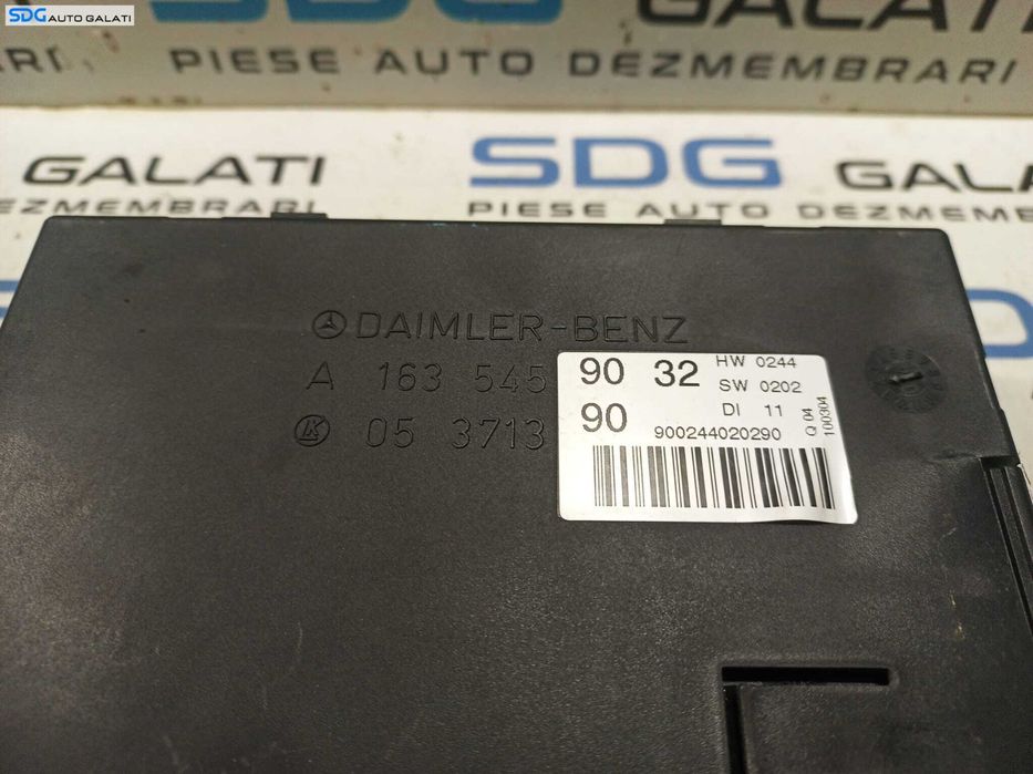 Unitate Modul Calculator Confort Comfort Mercedes ML W163 1998 - 2005 Cod A1635459032 A163545 [L0897]