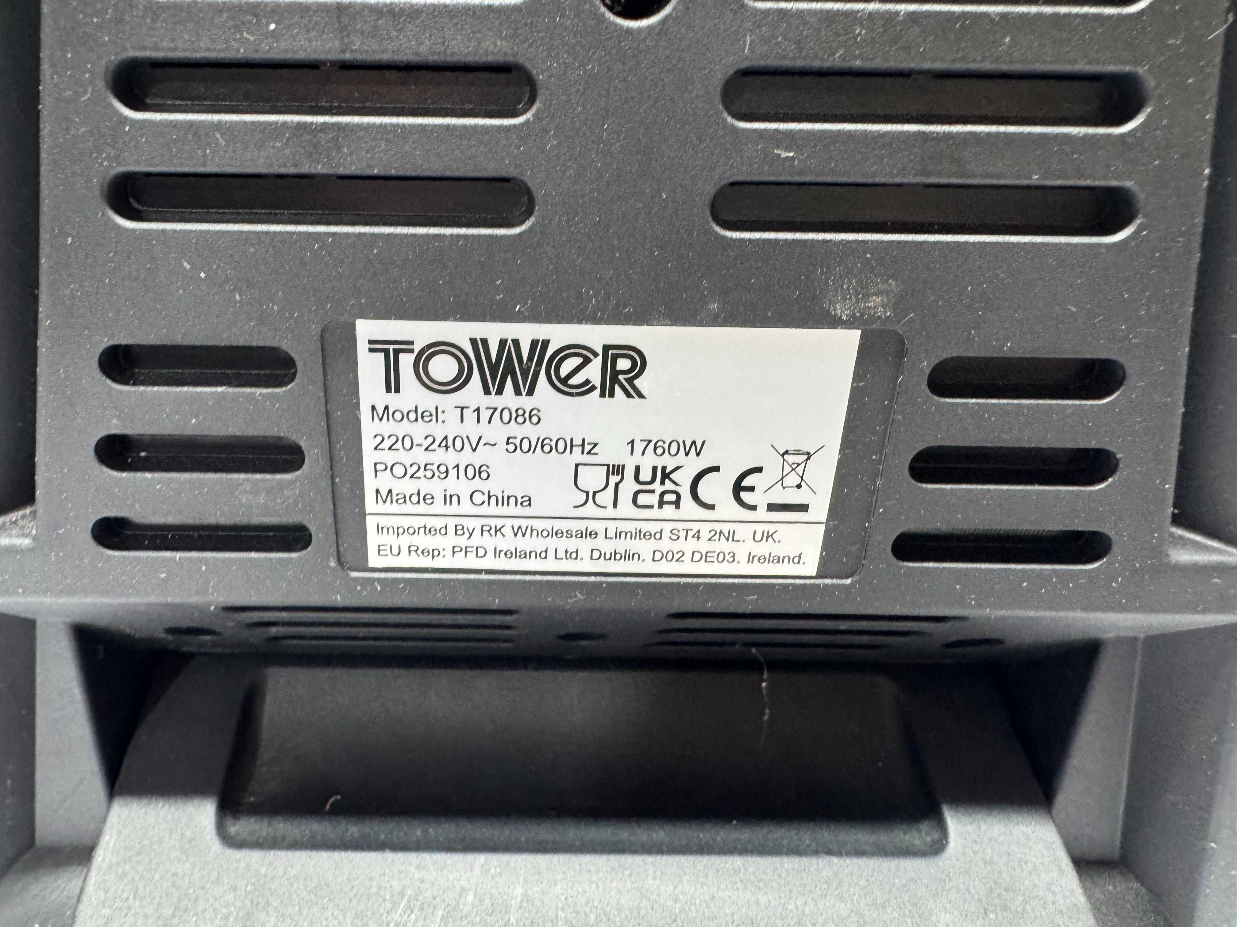 Еър Фрайър - Tower 5.6L, 5 In 1Grill Black
