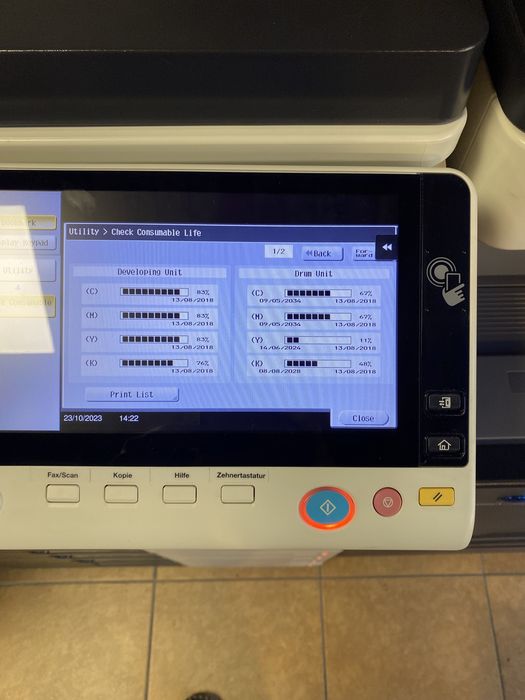 Multifunctional A3 color Konica Minolta Bizhub C258