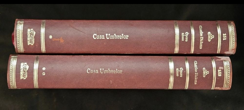 Casa umbrelor de Charles Dickens 2 volume ediție Adevarul de lux