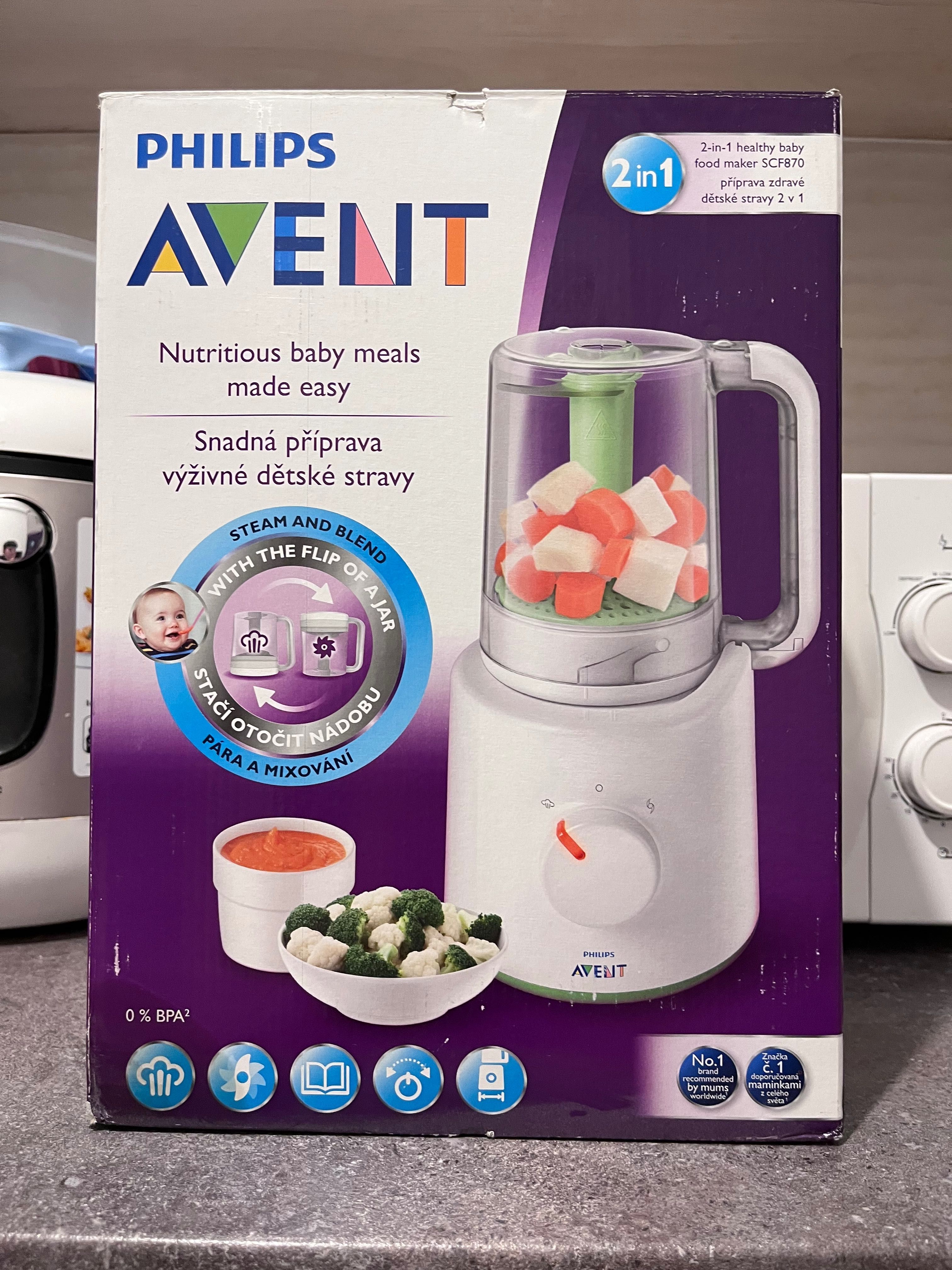Aparat de gătit cu abur și blender  Philips Avent